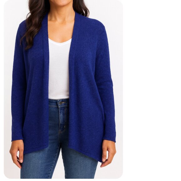 Eileen Fisher Cardigan Blue Size L - Picture 1 of 6